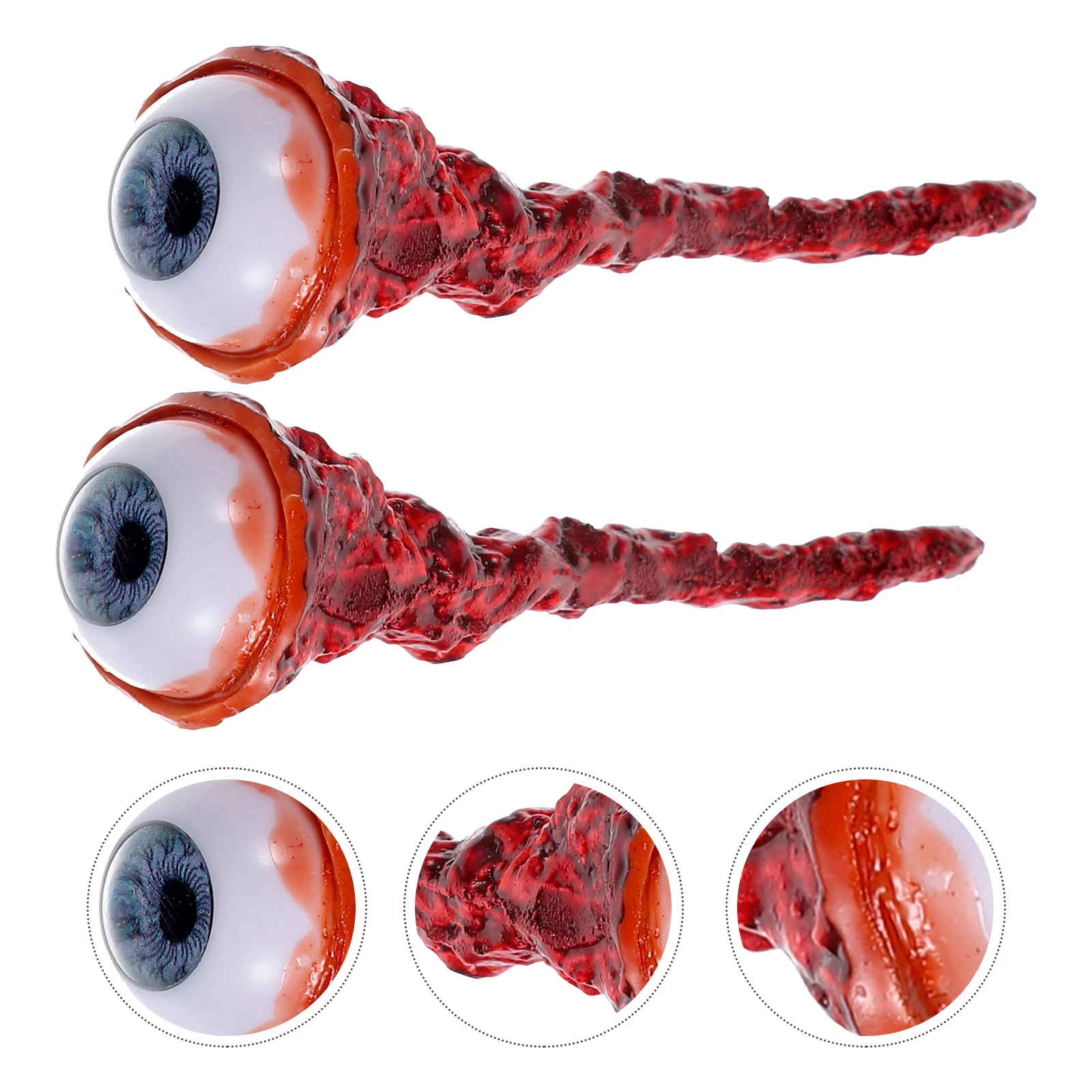 

2 Pcs Outdoor Playsets Interesting Fake Eyes Gathering Eyeball Props Festival Horror Toy Party Accessory Portable Eyeballs