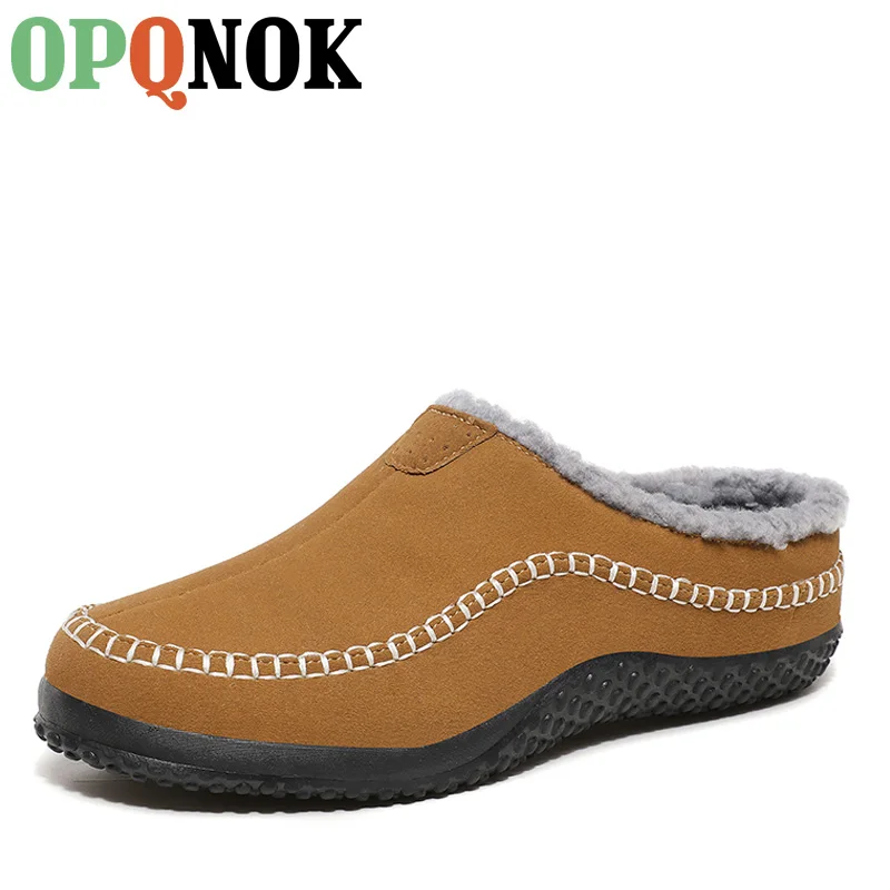House Men's Winter Shoes Soft Man Home Slippers Cotton Shoes