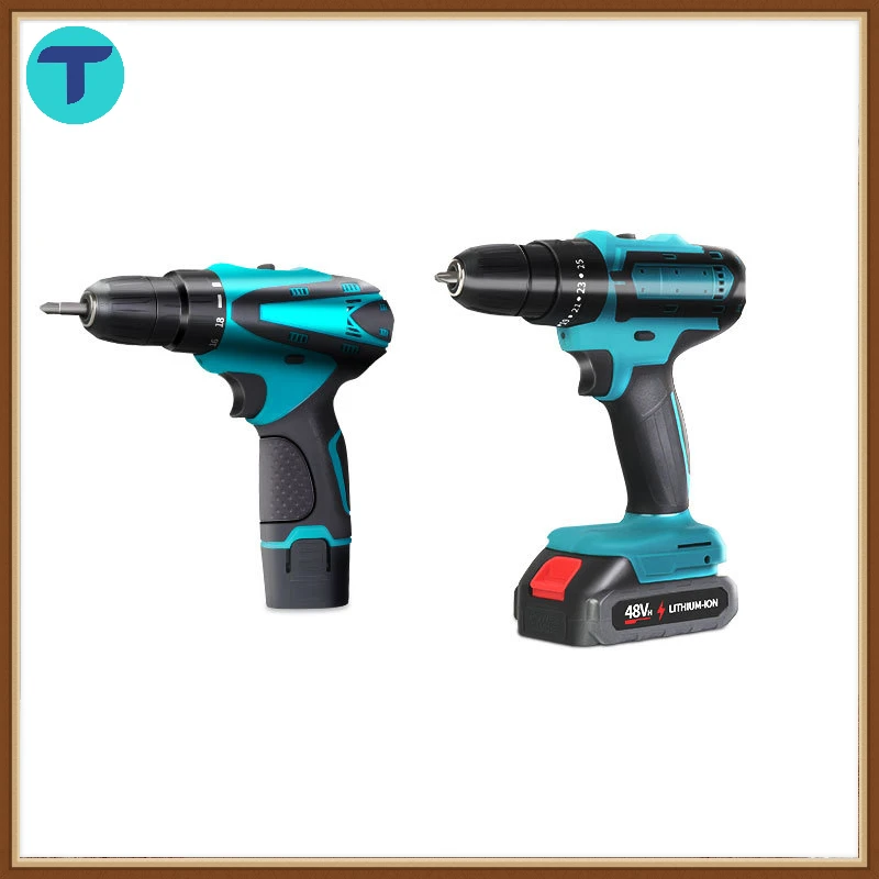 12V 24V Cordless Drill Wireless Electric Screwdriver Gear Speed Cordless screwdriver Rechargeable Drill Set for Home DIY Car