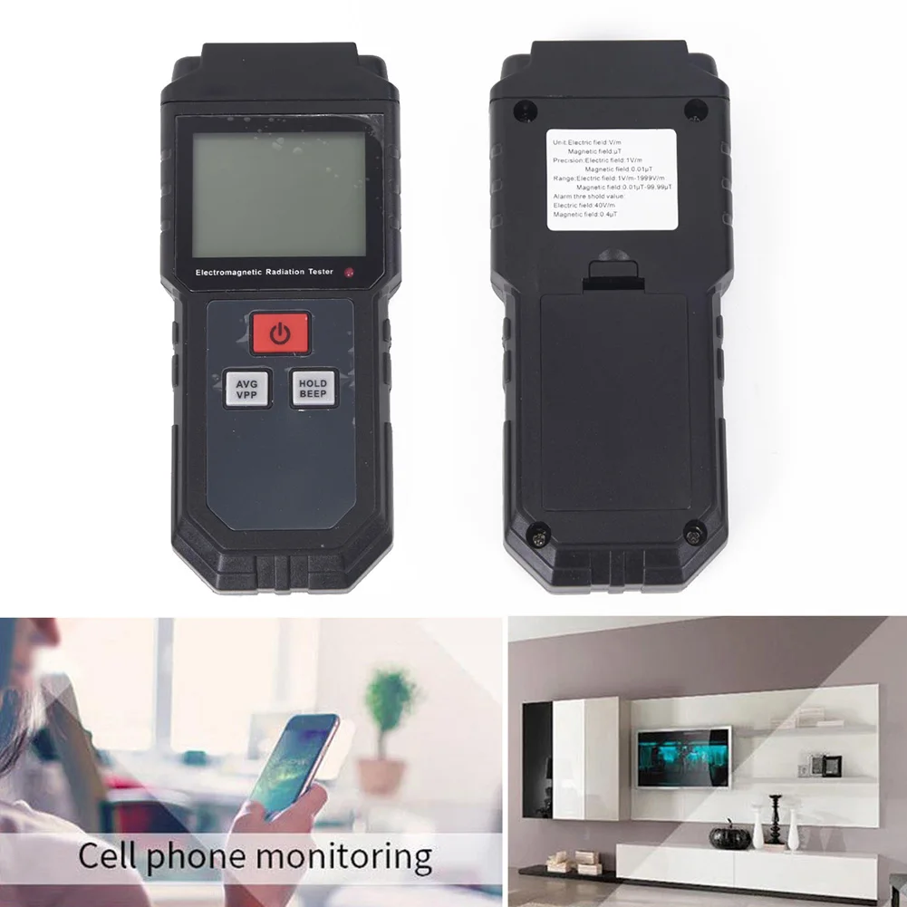 

Детектор излучения, электромагнитный счетчик Гейгера с блокировкой звука MT525 светильник-дисплей, сигнализация, цифровой счетчик EMF, магнитн...