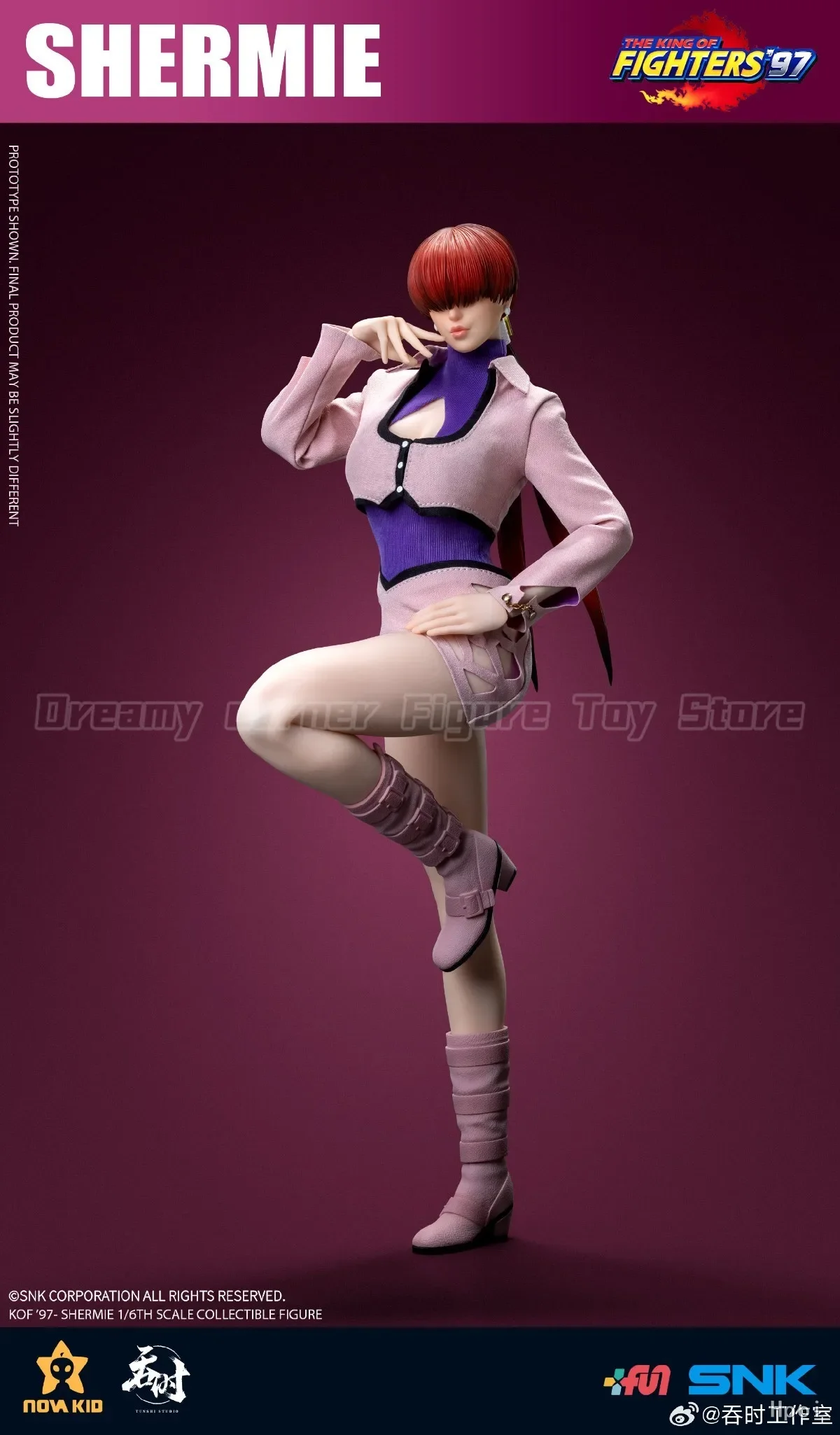 Фото В наличии: Фигурка Шерми из игры THE KING OF FIGHTERS '97 от Tunshi Studio, масштаб 1/6. №2