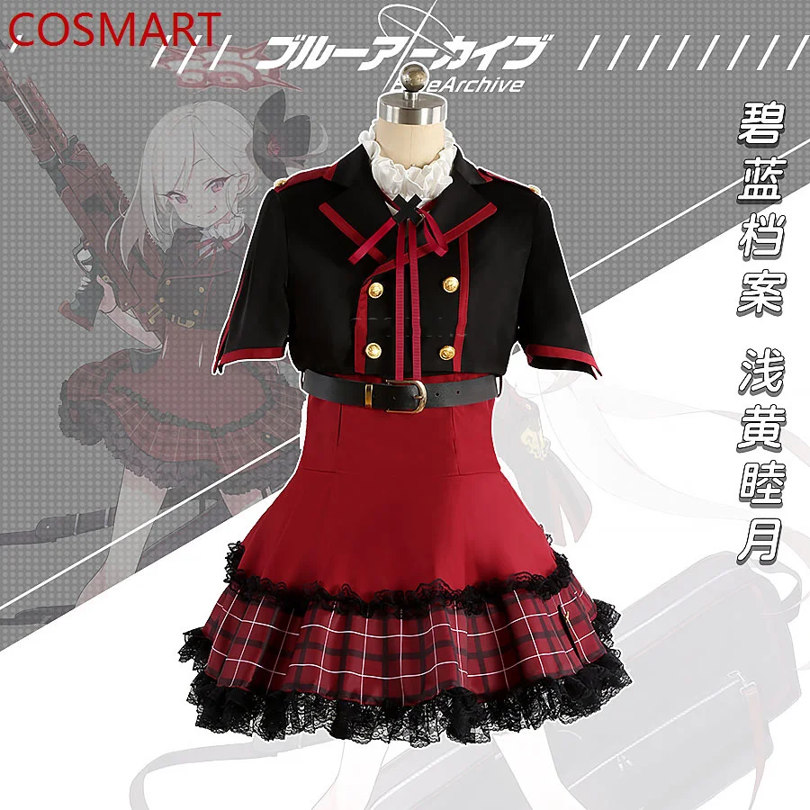 

COSMART Blue Archive Asagi Mutsuki Game Suit Elegant Lovely Dress Cosplay Costume Halloween Party Role Play Outfit Any Size