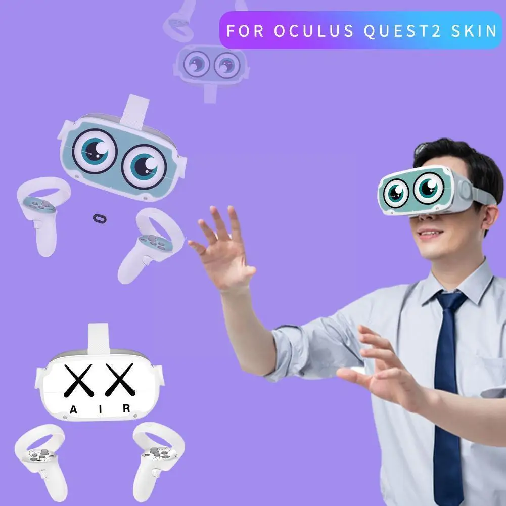 

Мультфильм подходит для Oculus вопросы 2 наклейка пленка VR очки ручка в 3D соматосенсорные игровые консоли защита Sti J3I5