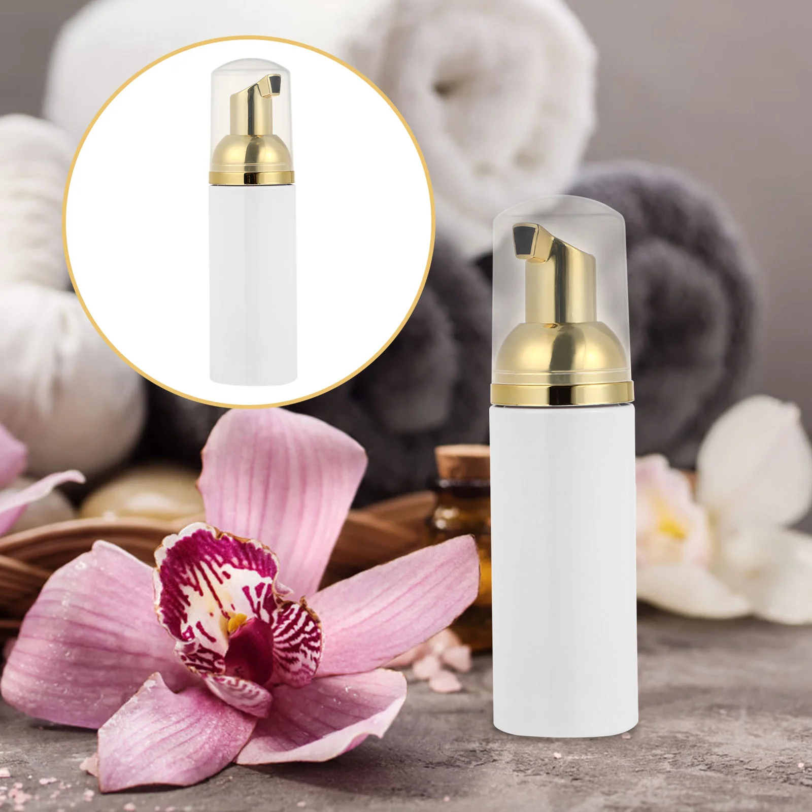 

Pump Bottle Lash Soap Lotion Bottles Dispensercleanserextensions Shampoo Foaming Bath Airless Travel