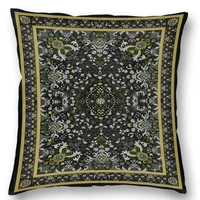 sofa decoration pillow printing cushion cover home hd folk custom folk pattern jacquard home textile illustrator high end high q
