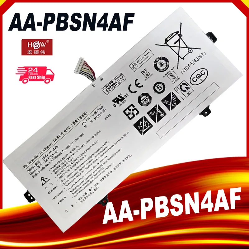 AA-PBSN4AF Аккумулятор для ноутбука Samsung Pen 13 NP930SBE-K01US NP930SBE NT930SBE 15 4 В 54 Втч 3530 мАч