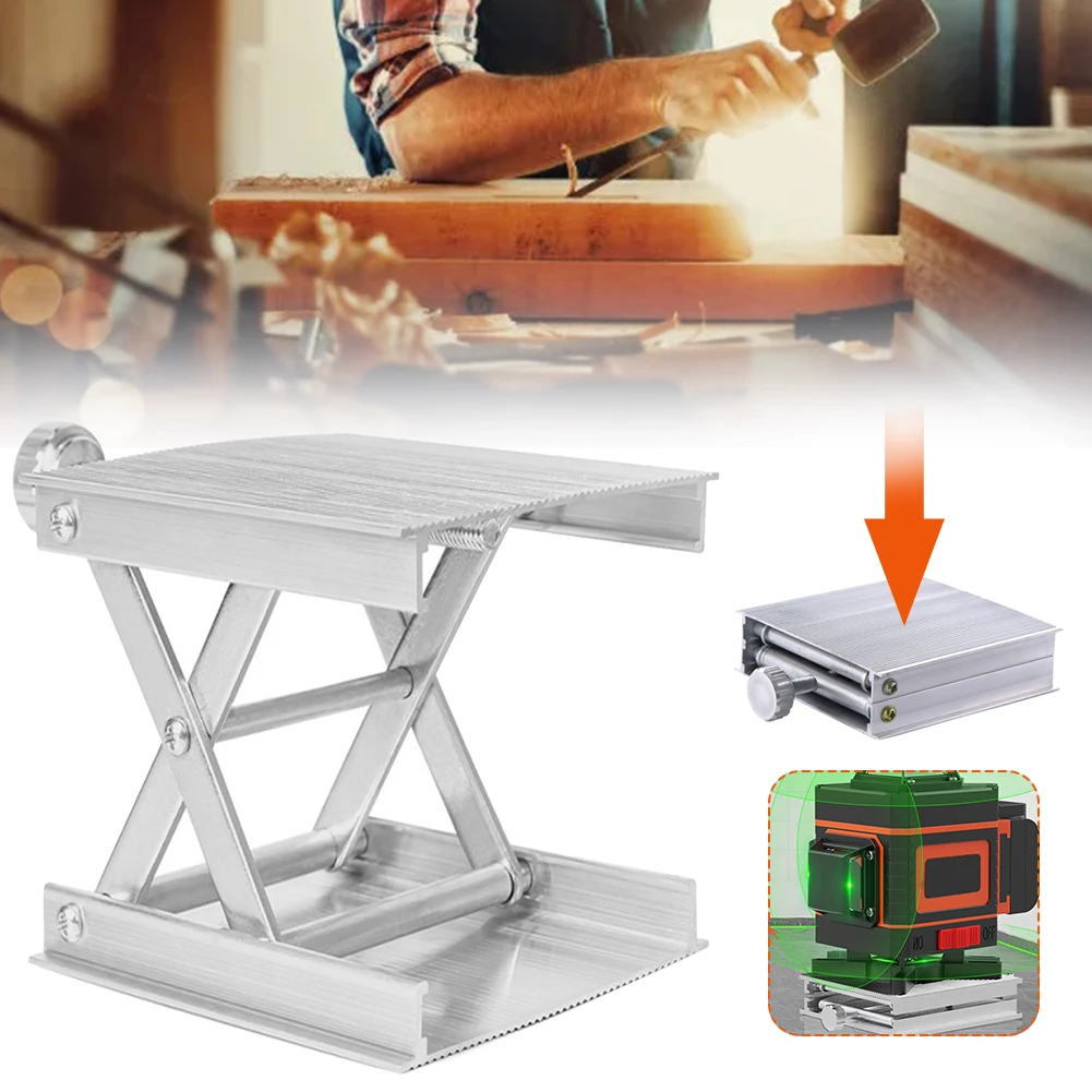 

Aluminum Router Lift Table Woodworking Engraving Spirit Level Lifting Stand Construction Level Woodworking Tools