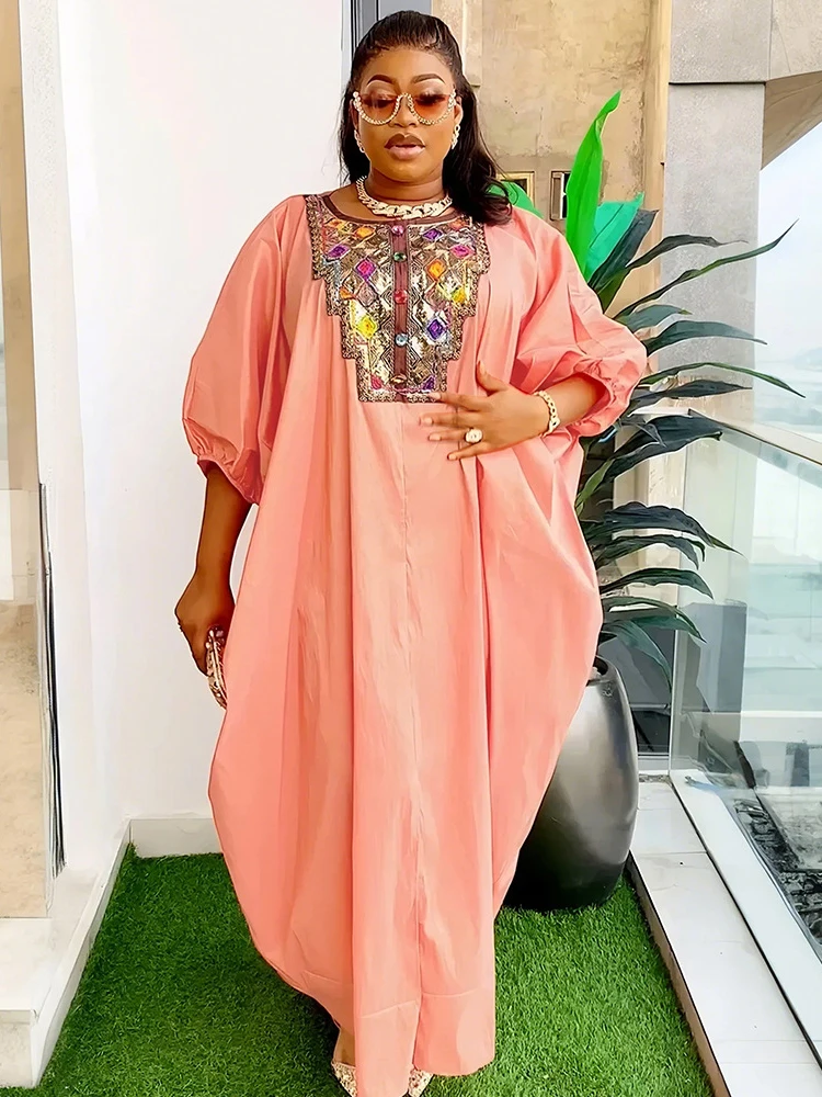 Вечерние платья для женщин 2024 Африканский Традиционный халат Макси Дубай