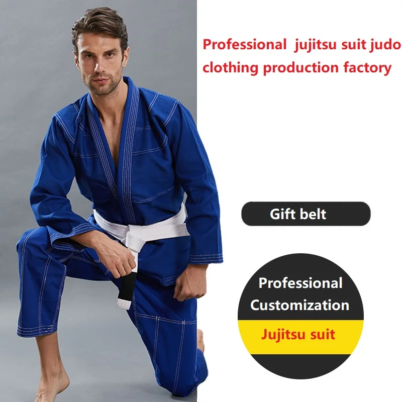 Фото Новый Jujitsu Bjj Gi купальный костюм с бразильским узором взрослый детский размер кимоно для боевых искусств Униформа №4