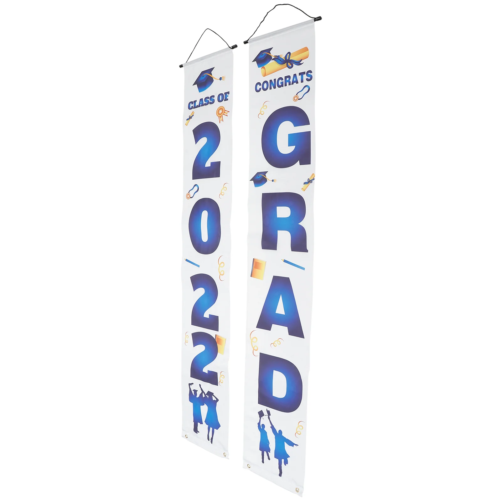 

1 Pair Graduation Party Couplets Festive Banner Graduation Hanging Pendants