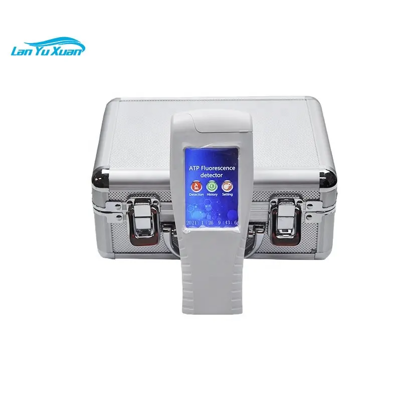 

0 to 9999 RLUs 15s detection Bacteria Hygiene Portable System Germ ATP fluorescence detector analyser