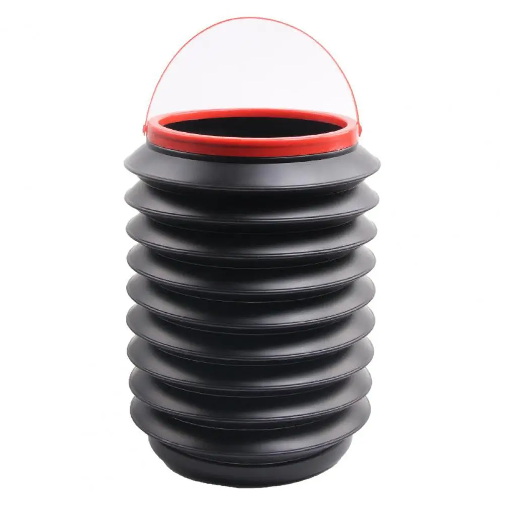 

Portable Car Trash Can Trash Can Trash Bin 4L Multifunctional Folding Car Retractable Car Storage Bin Outdoor Fishing Bucket Wat