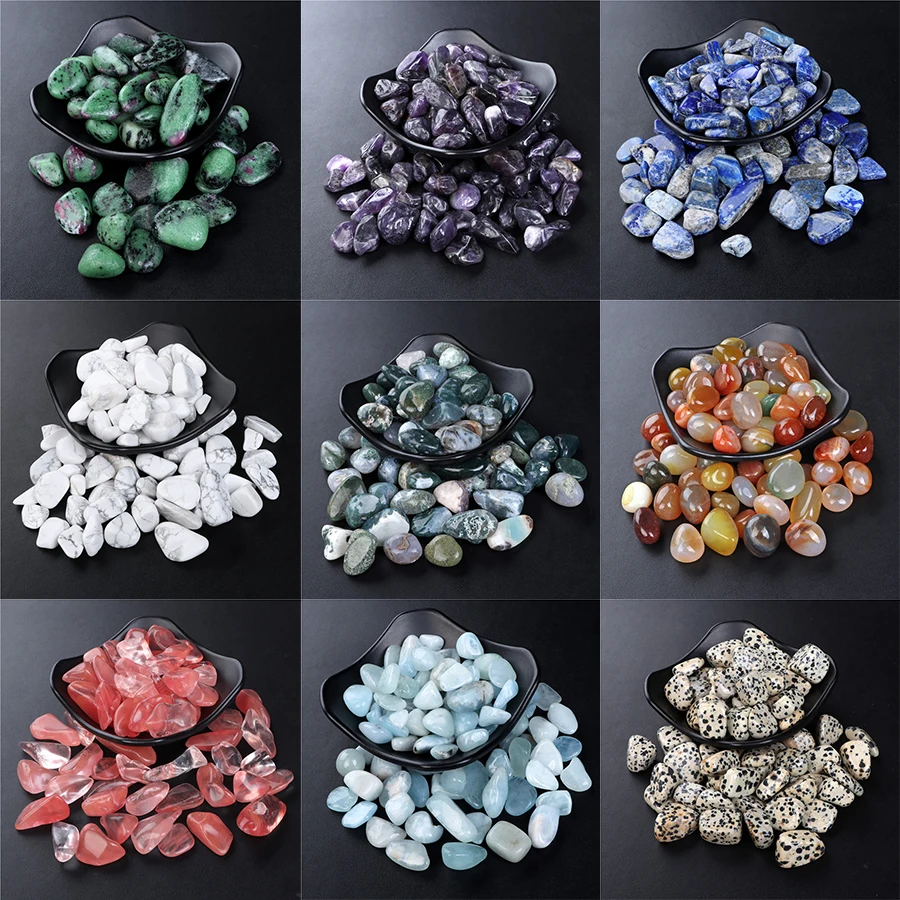 

Real Natuarl Irregular Raw Gems Stone 9-20MM Agat Quartz Lapis Lazuli Reiki Healing Gravel For Home Decoration Aquarium 20-100g