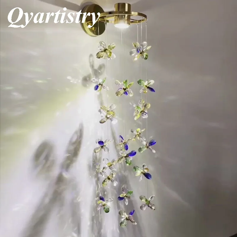 

2022 luces led Modern Crystal Mirror Stainless Steel Wall Lights Lamps Sconce Fixtures Lights for Hallway Bedside Living Room