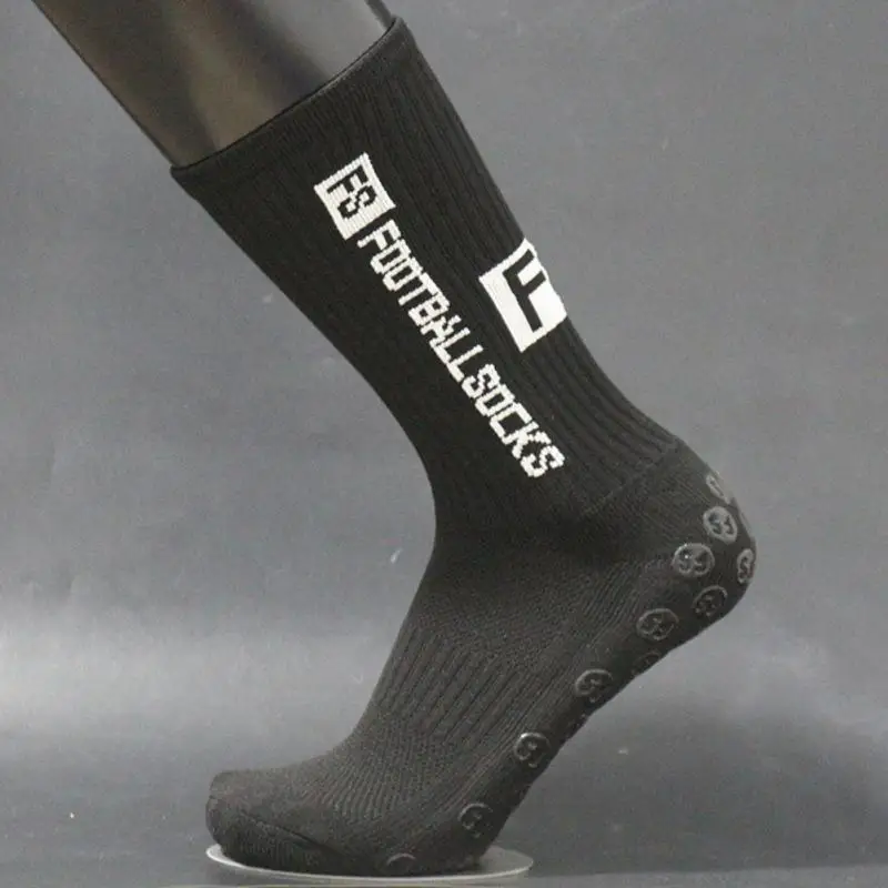 

Новые стильные футбольные носки FS, круглые силиконовые Нескользящие носки на присоске, спортивные мужские и женские носки для бейсбола и регби