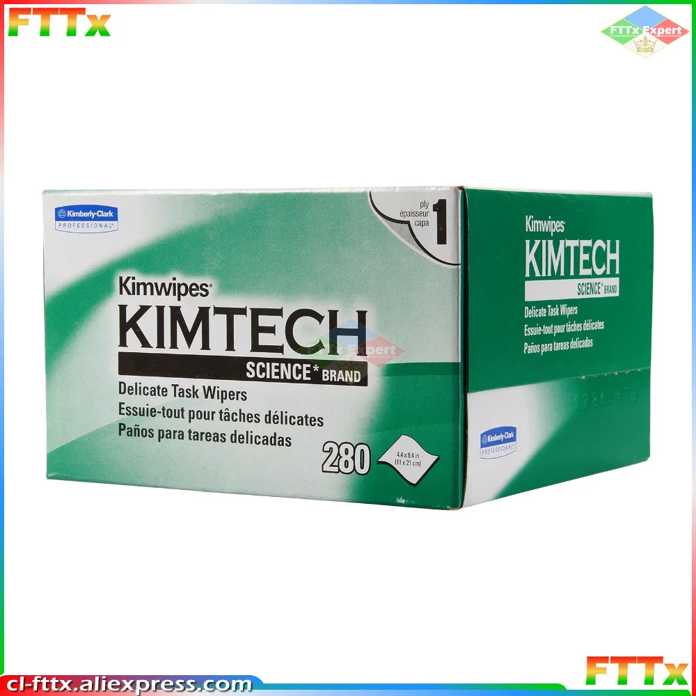 Заводская цена 280 шт. KIMTECH Kimwipes волоконная бумага для чистки влажные салфетки