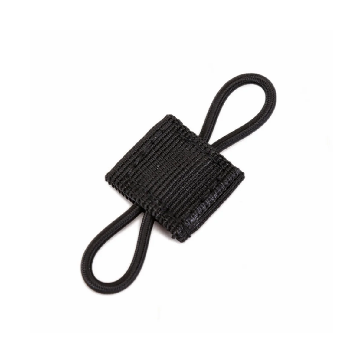 

10PCS Backpack Binding Buckles Elastic Bag Accessories Binding Antenna Stick Tube Elastic Buckle Black