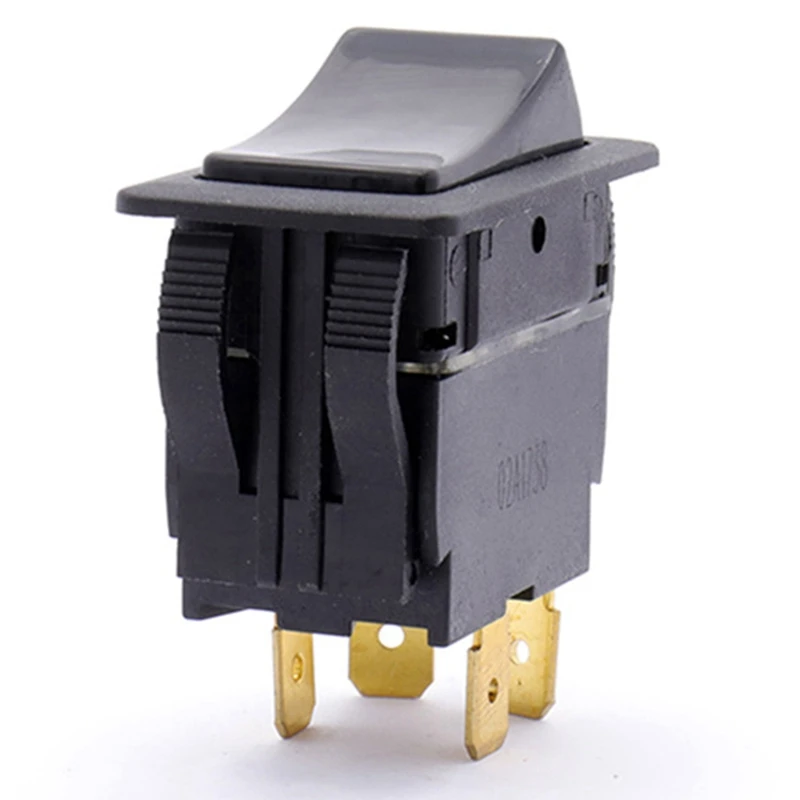 HY60E 4-контактный 20A 125 В/250 В 2HP промышленный кнопочный переключатель ВКЛ./ВЫКЛ.