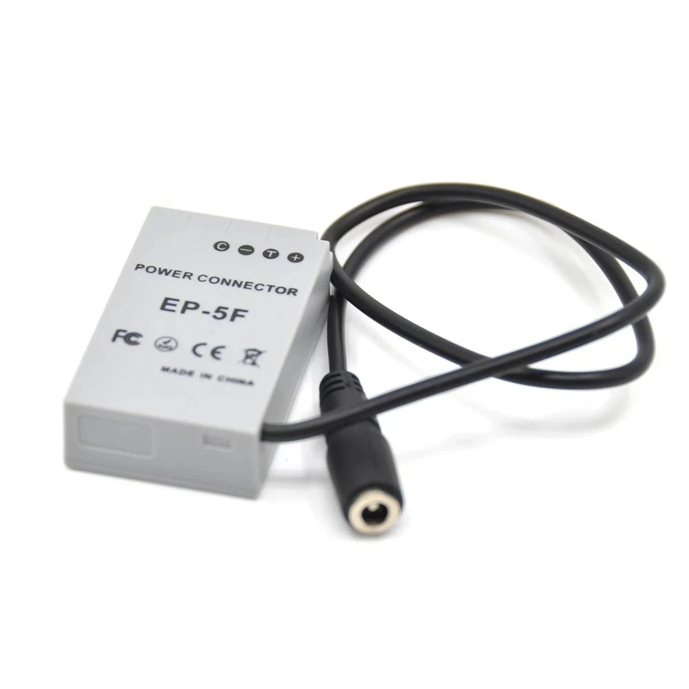 

EP-5F EP5F DC Coupler EN-EL24 ENEL24 EN EL24 Fake Battery Fits Eh5 Eh5a Camera Power Adapter Supply For Nikon 1 J5 1J5 Camera