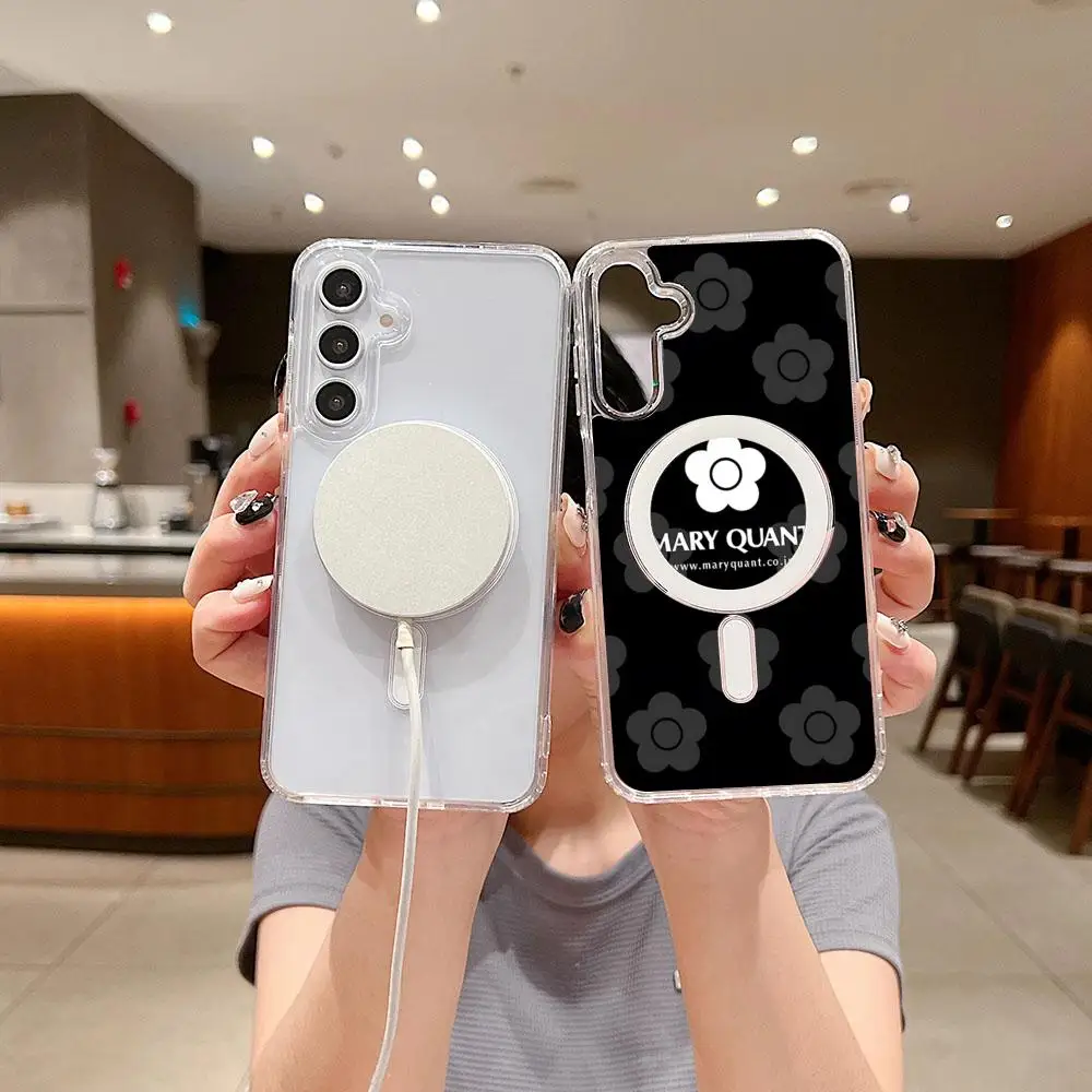 Модный чехол для телефона Mary Design Quants роскошный магнитный Magsafe Samsung S24 S23 S22 S21 Note10 Ultra