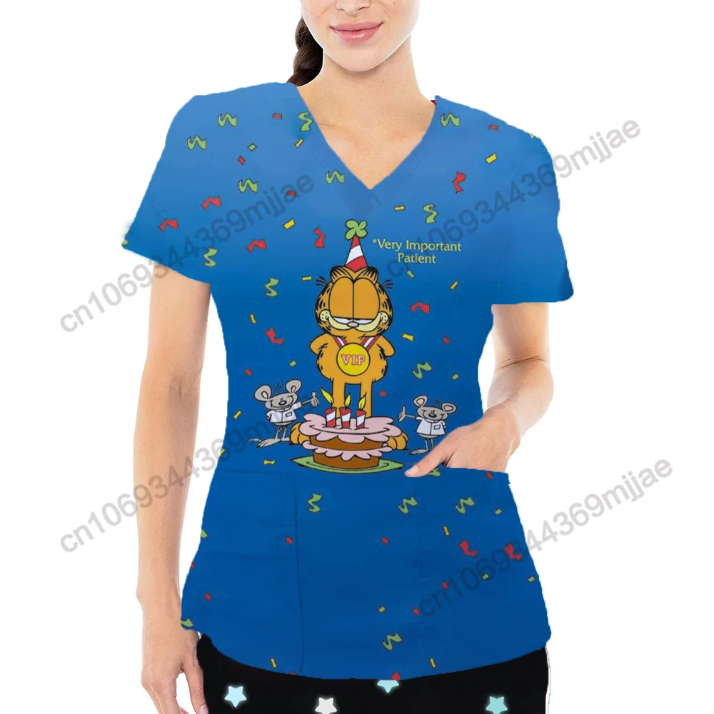 

V-neck Pocket Comfort Japanese Y2k Clothes Women T Shirt Kpop Women's Tops Short Sleeve Tee Graphic Tees Y2k Clothing One Pieces