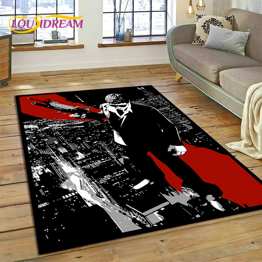 Ковер Scarface Tony с 3D принтом из фильма ковер для спальни гостиной украшение