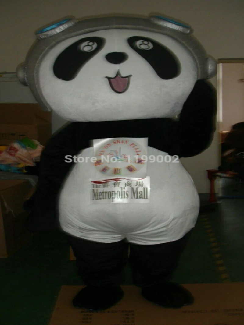 

Костюм талисмана на Хэллоуин с толстой пандой; Карнавальная одежда для вечеринки; Карнавальный костюм для взрослых; Пушистое платье с героя...