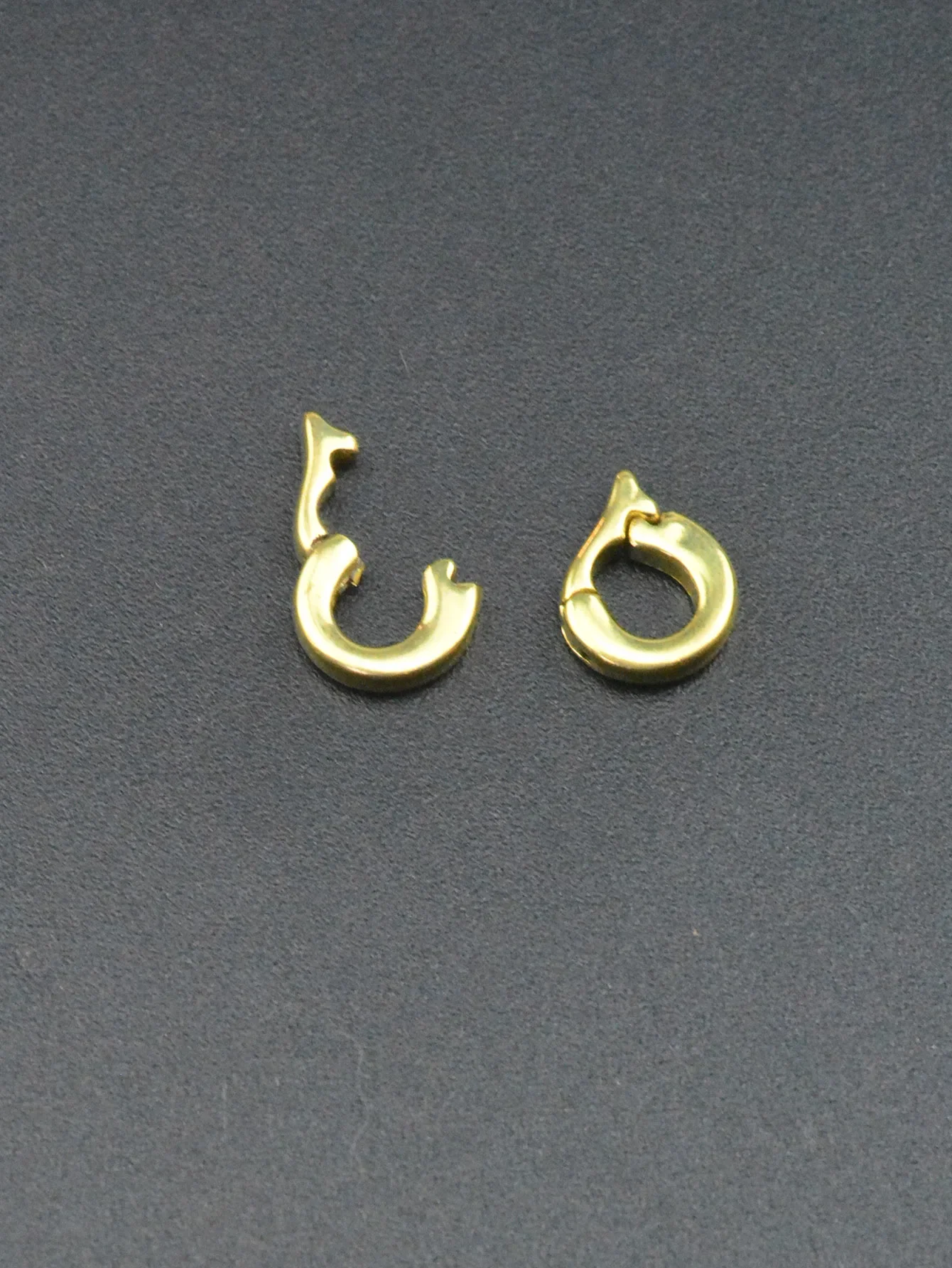 2 шт. крошечные маленькие 10 мм без покрытия из латуни круглые