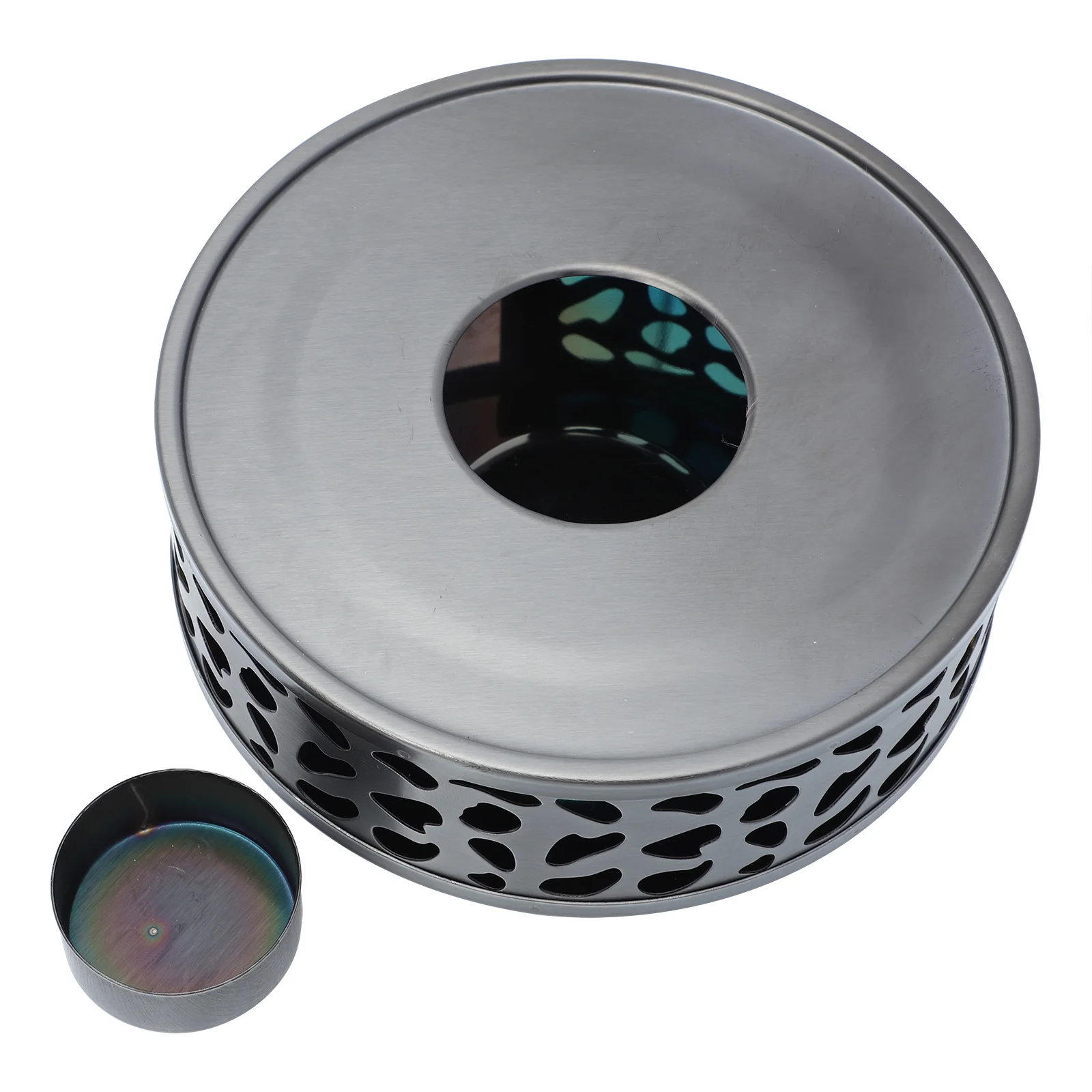 Круглая нагревательная основа из нержавеющей стали чайные свечи чайник горелка