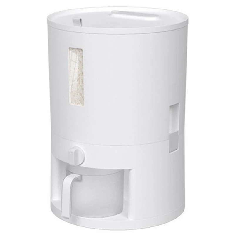 

Ведро для риса с защитой от насекомых, влаги, герметичная коробка для хранения риса, ведро, корм для кошек и собак, бытовой дозатор для хранен...