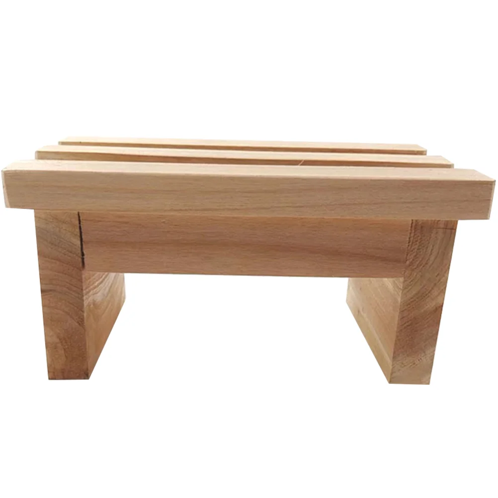 

Wooden Low Stool Seat Foot Step Adults Bench Children Kids Stools Square Small Rest
