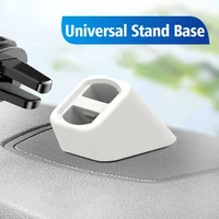 portable phone holder clip base car air vent stand dashboard mount base anti skid double clamp fix bracket