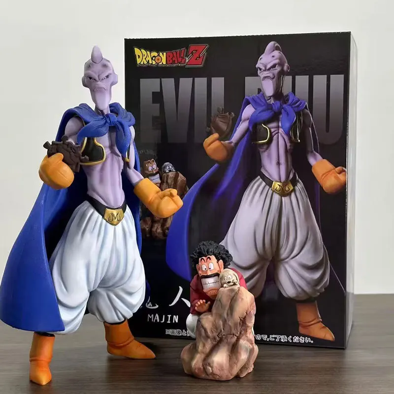 

Anime Dragon Ball Evil Buu With Hercule GK Figurine DBZ Statue PVC Action Figures Collectible Model Doll Toys Birthday Gift