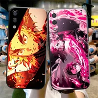 demon slayer anime phone case for samsung galaxy s8 s8 plus s9 s9 plus s10 s10e s10 lite 5g plus silicone cover back funda