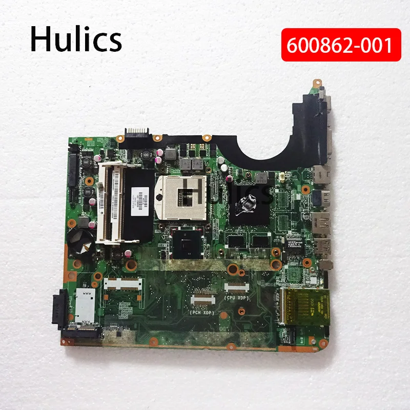 Hulics Used 600862-001 Laptop Motherboard For HP Pavilion DV7 DV7-3000 DV7T DV7T-3100 DA0UP6MB6F0 Mainboard