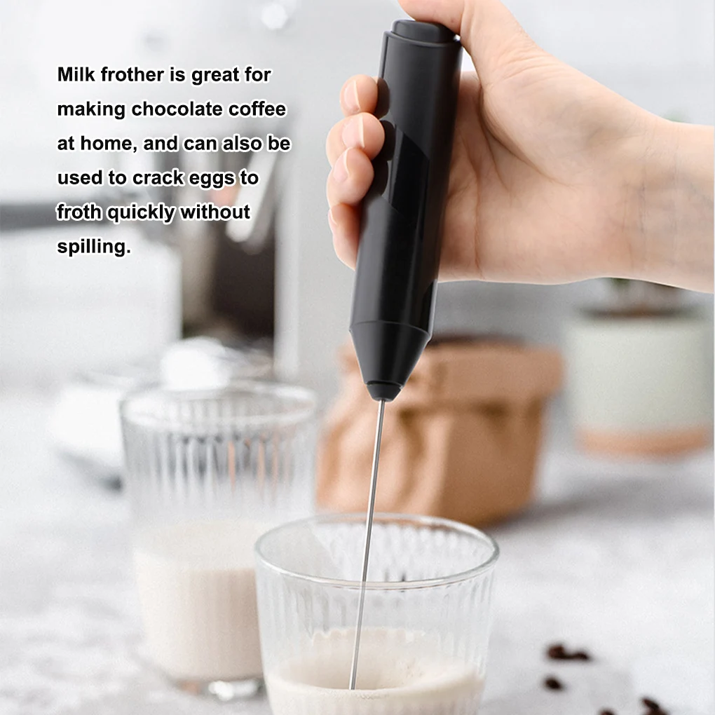 

Milk Frother Mixer Egg Beater Whisk Chocolate Drink Foamer Stainless Steel Blender Stirrer Cooking Gadgets Accessories