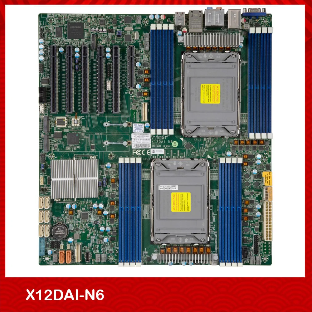 

Original Workstation Motherboard For Supermicro X12DAI-N6 Support 8375C/8373C CPUs LGA 4189