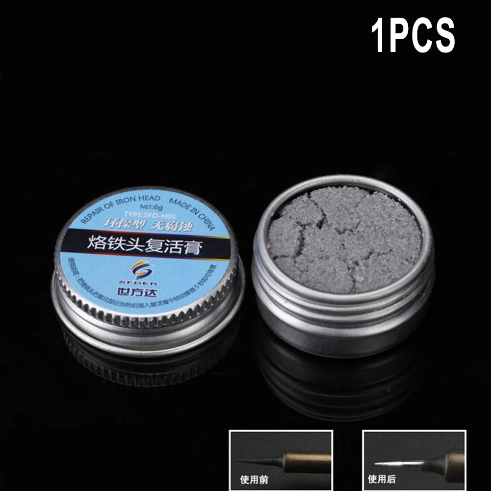 

6g Soldering Iron Tip Resurrection Paste For Plating A New Tin Layer Repairing Soldering Iron Tips Welding Flux