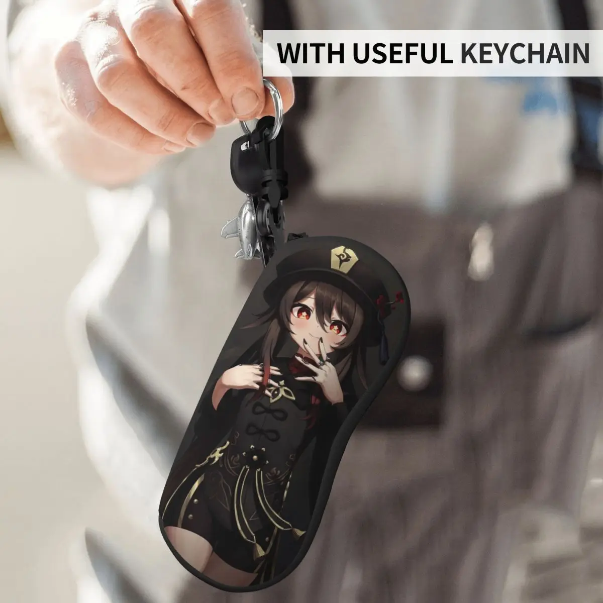 

Очки для чтения Genshin Impact Hu Tao, вертикальные очки, мягкие очки для чтения