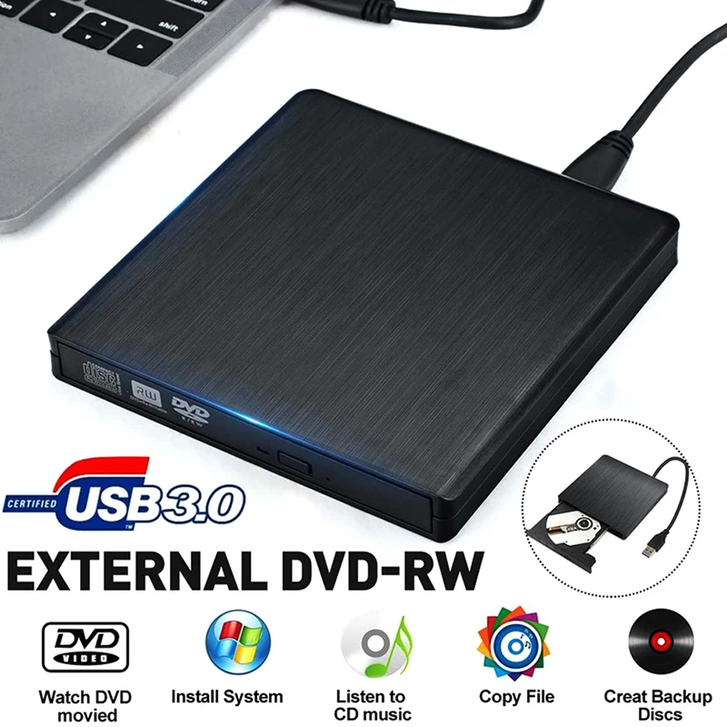 

Портативный внешний тонкий USB 2,0 фонарик/фонарик рекордер IDE чип оптический привод CD DVD ROM Комбинированный записи для планшетов и ПК