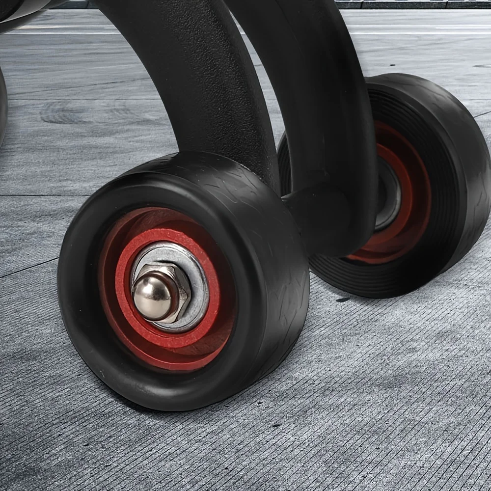 1 Шт. Четырехколесный Ролик Для Пресса Домашнего Тренажерного Зала Силовые