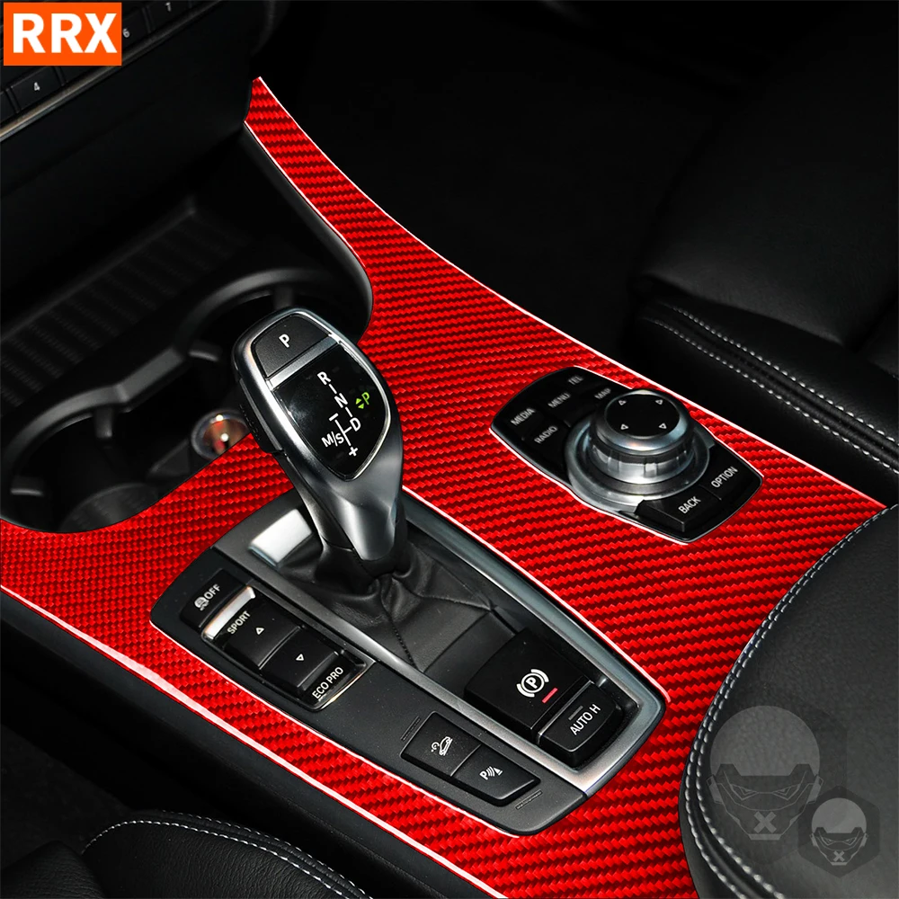 

Для BMW X3 F25 2011-2017 X4 F26 2014-2017 панель переключения передач с объемным покрытием отделка из настоящего углеродного волокна аксессуары для интерь...