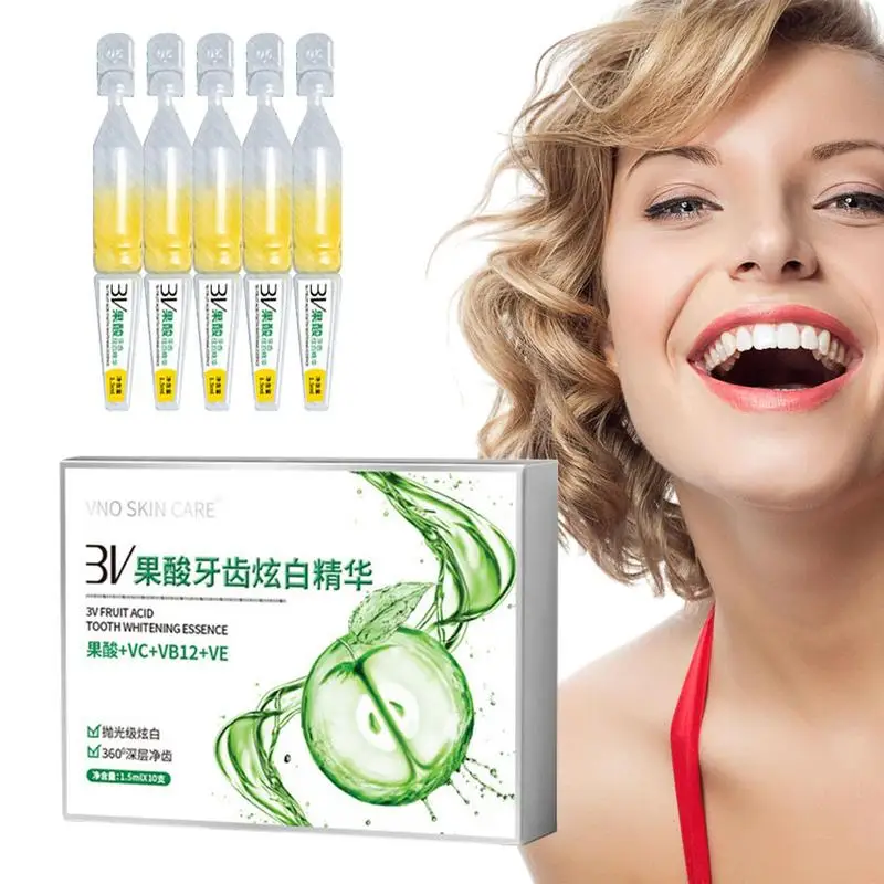 

Teeth Whitener Products Toothpaste 10pcs Portable Teeth Stain Remover With Natural Ingredients To Whiten Anti-Inflammatory For