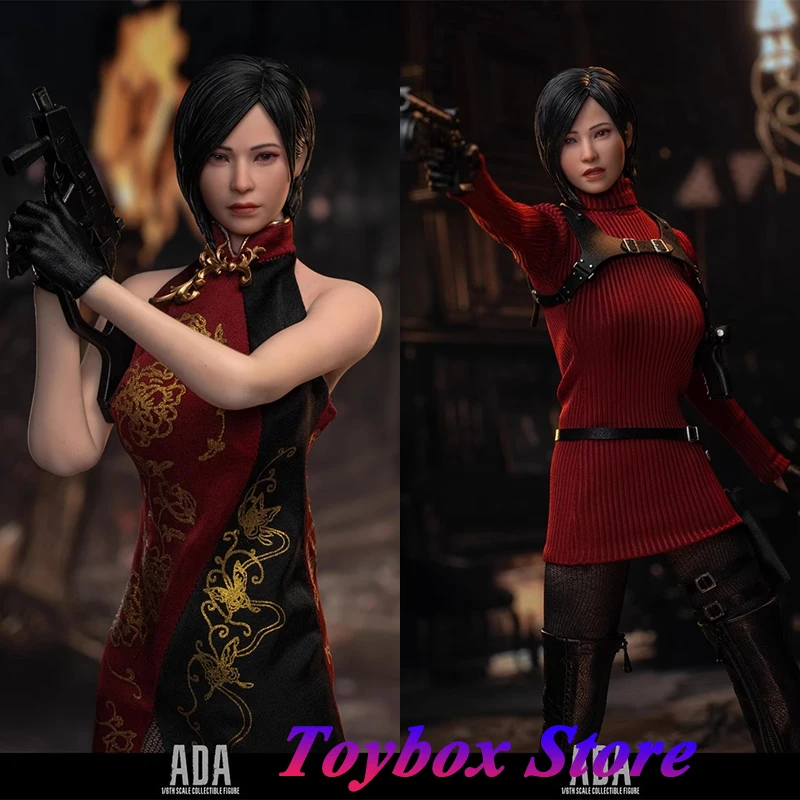 Фото Master Team MTtoys018 1/6 Ada Wang с двойной головкой, скульптурный дизайн с подвижными глазами, дизайн ткани Cheongsam, 12 дюймов, женская фигурка, подарочные игрушки №2