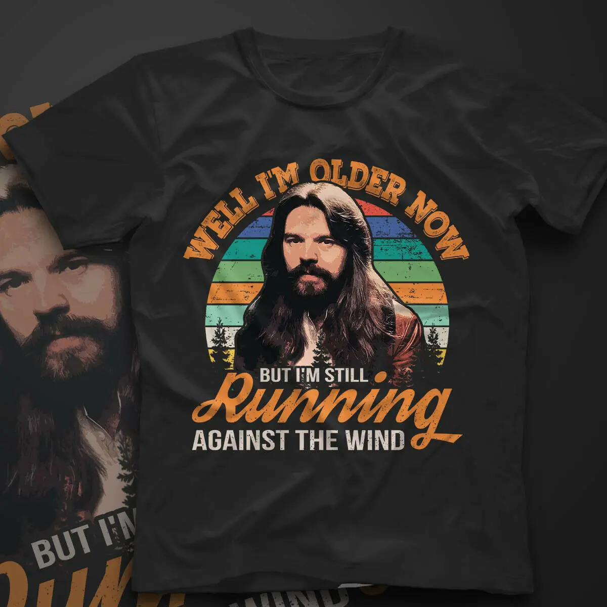 

Well Im Older Now Bob Seger Shirt Short Sleeve Black Size S-3XL DD802