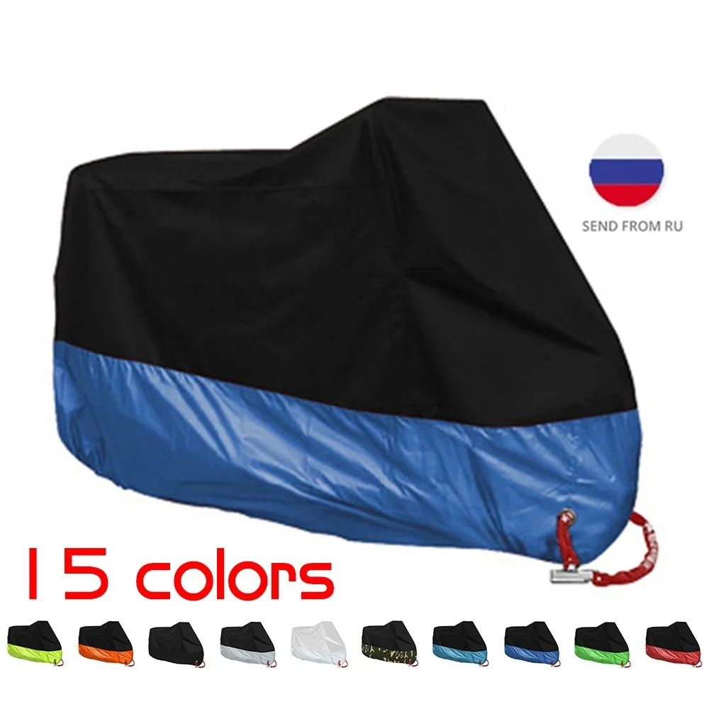 

Outdoor Universal Motorcycle Cover Cloth UV Protector Scooter All Season Waterproof Dustproof M-4XL Bike Motorbike Motor Lock