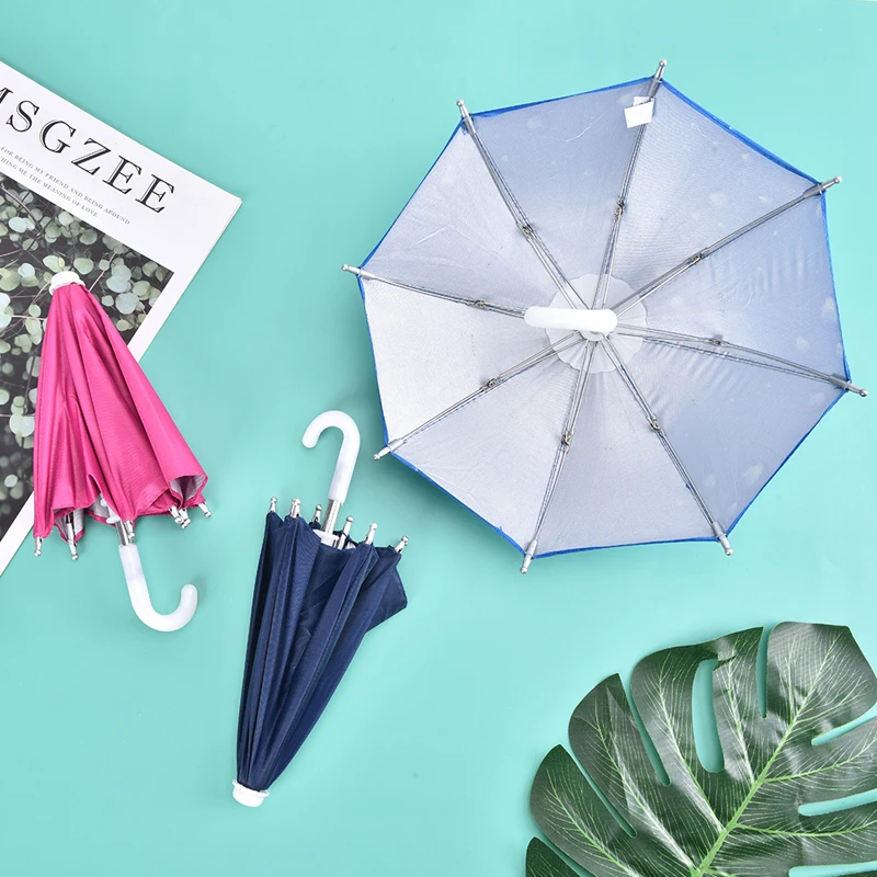 

1PC Mobile Phone Holder Motorcycle Bicycle Umbrella Portable Waterproof Mini Parasol Waterproof Anti-permeability Toy Umbrella