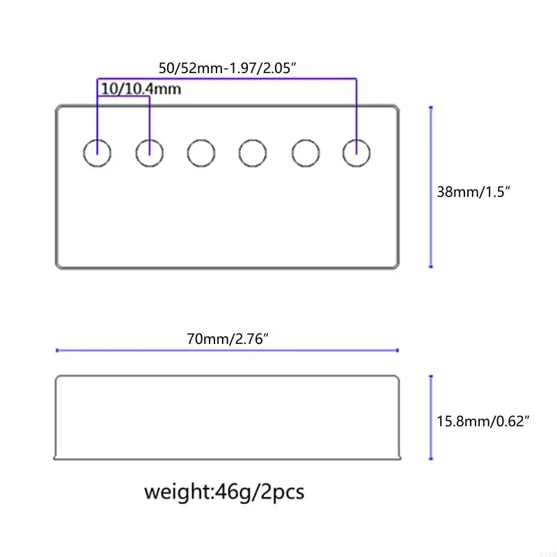 Звукосниматель для гитары 50 мм