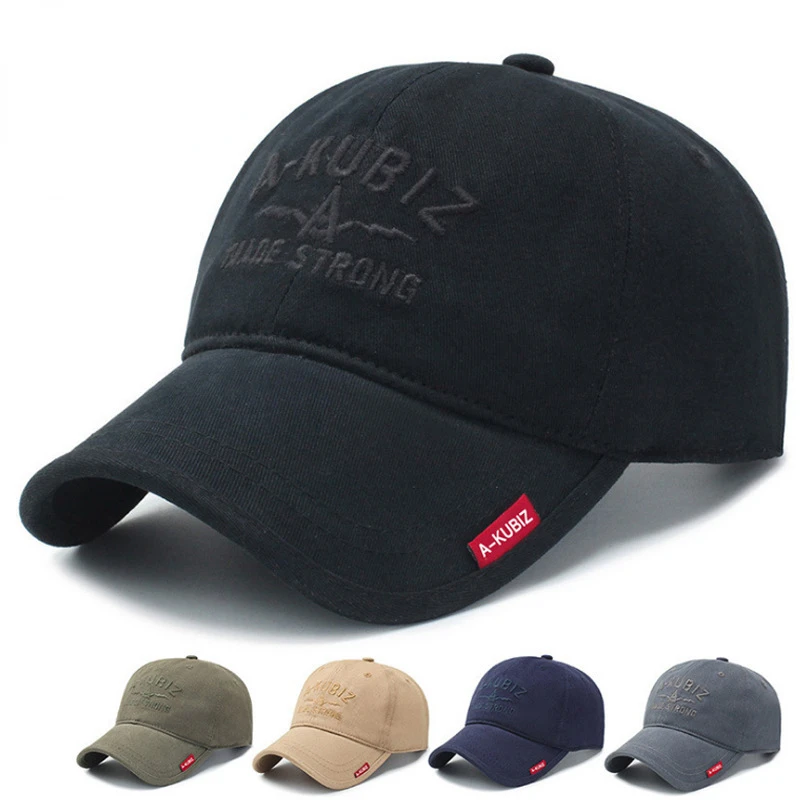 

Cotton Men Baseball Hat Letter Embroidery Hip Hop Gorras Large Size Trucker Cap Outdoor Fishing Sun Cap Retro Streetwear Dad Hat