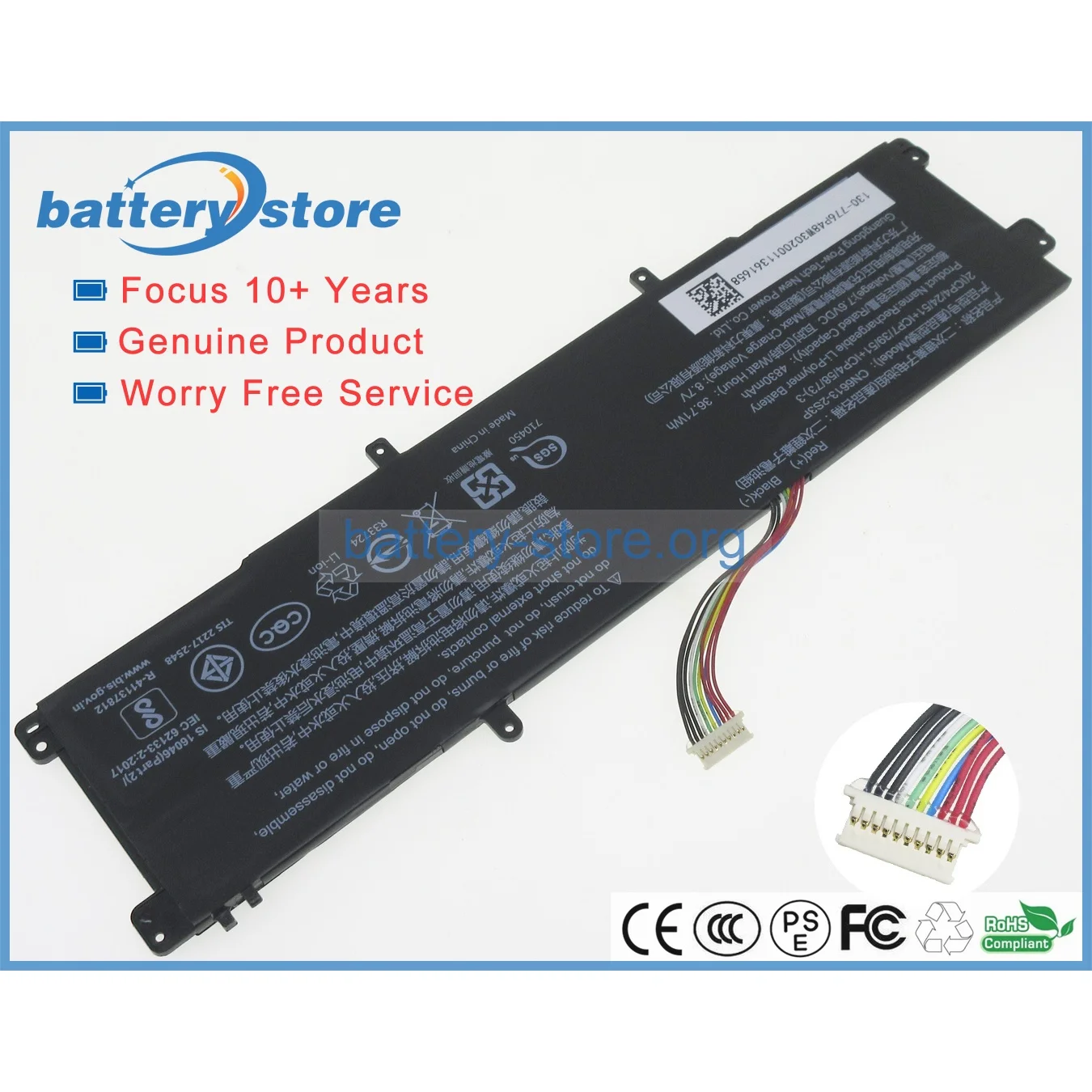 Оригинальные аккумуляторы для ноутбуков CN6613-2S3P 4070275-2P H-4070275P NS14A8 NS13A2 LIBER 13 3 MaiBook S431